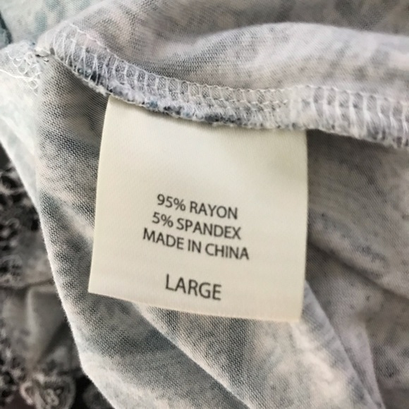 Soma Sleeveless Fit + Flare Tunic Dress Blue Ombré Size L - Picture 6 of 7